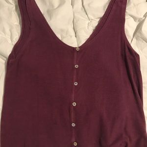 Button tank top